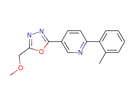 5-[5-(methoxymethyl)-1,3,4-oxadiazol-2-yl]-2-(2-methylphenyl)pyridine