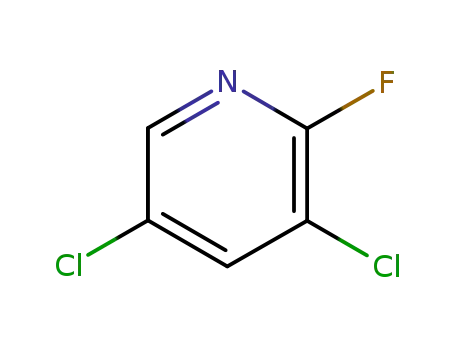 Molecular Structure of 823-56-3 (2-Fluoro-3,5-dichloropyridine)