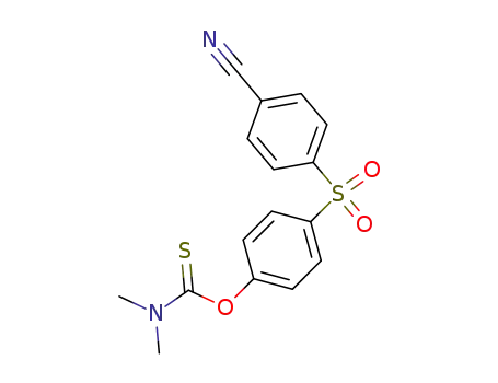 O-[4-((4-cyanophenyl)sulfonyl)phenyl] dimethylthiocarbamate