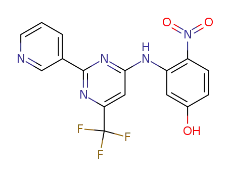 4-(5-Hydroxy-2-nitroanilino)-2-(3-pyridinyl)-6-trifluoromethylpyrimidine