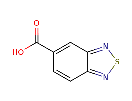 Molecular Structure of 16405-98-4 (2,1,3-Benzothiadiazole-5-carboxylic acid)