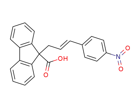 9-[3-(4-Nitrophenyl)-2-propenyl]-9-fluorenecarboxylic acid