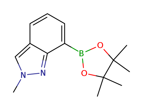 2-methyl-7-(tetramethyl-1,3,2-dioxaborolan-2-yl)-2H-indazole