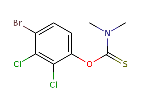 dimethyl-thiocarbamic acid O-(4-bromo-2,3-dichloro-phenyl) ester