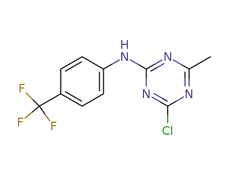 4-chloro-6-methyl-N-[4-trifluoromethylphenyl]-1,3,5-triazin-2-amine