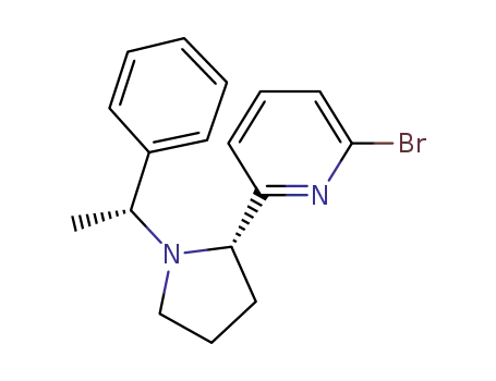 2-Bromo-6-[(S)-1-((R)-1-phenyl-ethyl)-pyrrolidin-2-yl]-pyridine