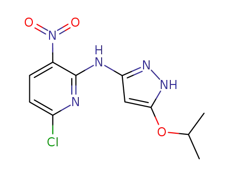 6-chloro-N-(5-isopropoxy-1H-pyrazol-3-yl)-3-nitropyridin-2-amine
