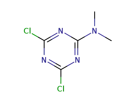 Molecular Structure of 2401-64-1 (2-(N,N-DIETHYLAMINO)-4,6-DICHLOROTRIAZINE)