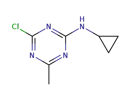 2-chloro-4-cyclopropylamino-6-methyl-1,3,5-triazine