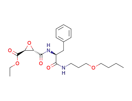N-[N-[(2S,3S)-3-trans-ethoxycarbonyloxirane-2-carbonyl]-L-phenylalanyl]-1-amino-3-butoxypropane
