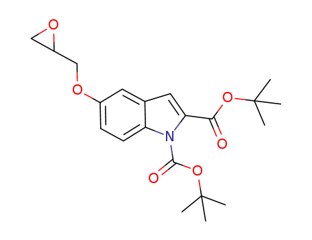 di-tert-butyl 5-(oxiran-2-ylmethoxy)indole-1,2-carboxylate
