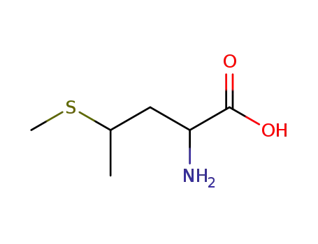 Molecular Structure of 16820-66-9 (Norvaline,4-(methylthio)-)