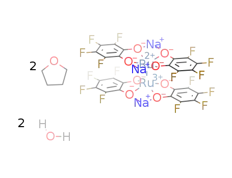 [Na3(Ru2(tetrafluorocatecholato)4)]*2tetrahydrofuran*2H2O