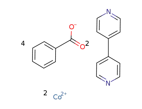 Co2(μ2-4,4'-bipyridine)2(μ2-benzoate)2(benzoate)2