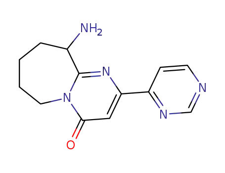 (+)-10-amino-2-pyrimidin-4-yl-7,8,9,10-tetrahydropyrimido[1,2-a]azepin-4(6H)-one