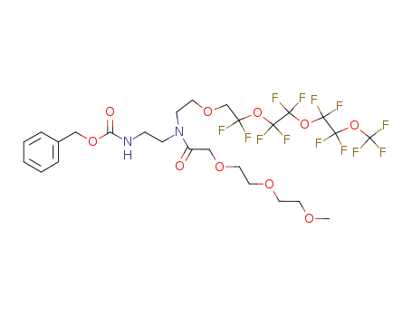 N-[2-(benzyloxycarbonyl)aminoethyl]-N-(1H,1H,2H,2H,4H,4H-3,6,9,12-tetraoxaperfluorotridecyl)-2-[2-(2-methoxyethoxy)ethoxy]acetamide
