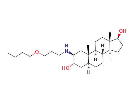 2β-(3-butoxypropylamino)-5α-androstane-3α,17β-diol