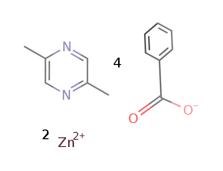 [Zn2(benzoate)4(2,5-dimethylpyrazine)]