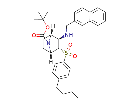 tert-butyl (1SR,2SR,3RS,4RS)-2-[(4-butylphenyl)sulfonyl]-3-[(2-naphthylmethyl)amino]-7-azabicyclo[2.2.1]heptane-7-carboxylate