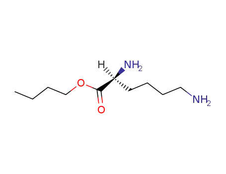 Molecular Structure of 2885-12-3 (L-Lysine, butyl ester)