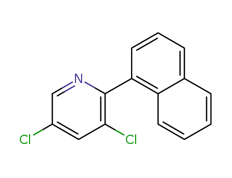 3,5-dichloro-2-(naphthalen-1-yl)pyridine