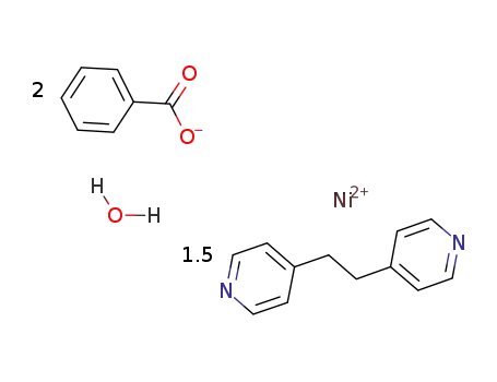 [Ni(PhCO2)2(H2O)(1,2-bis(4-pyridyl)ethane)1.5]