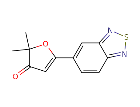 5-(benzo[c][1,2,5]thiadiazol-5-yl)-2,2-dimethylfuran-3(2H)-one