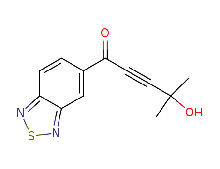 1-(benzo[c][1,2,5]thiadiazol-5-yl)-4-hydroxy-4-methylpent-2-yn-1-one