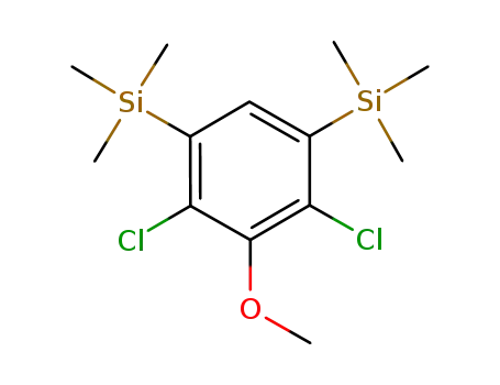 (4,6-dichloro-5-methoxy-1,3-phenylene)bis(trimethylsilane)