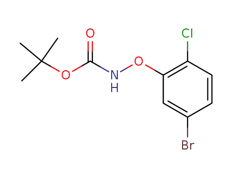 t-butyl N-(5-bromo-2-chlorophenoxy) carbamate