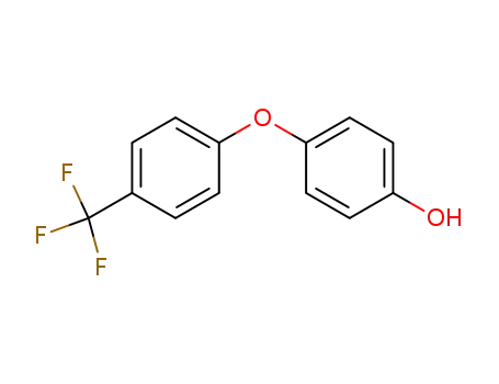 Molecular Structure of 39634-42-9 (4-[(4-TRIFLUOROMETHYL)PHENOXY]PHENOL)