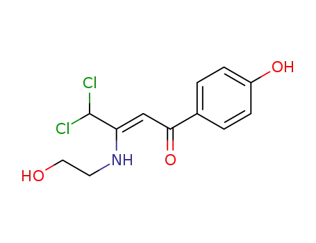 4,4-dichloro-3-(2-hydroxyethylamino)-1-(4-hydroxyphenyl)-2-buten-1-one