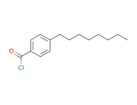 Molecular Structure of 50606-97-8 (4-OCTYLBENZOYL CHLORIDE)