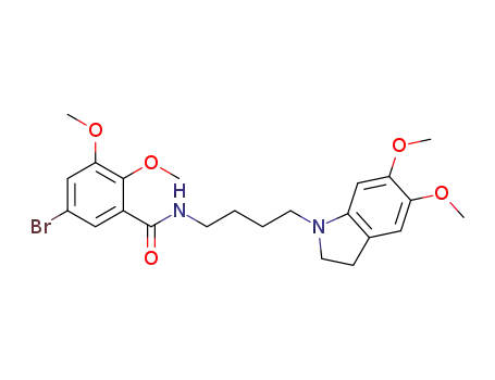 5-bromo-N-(4-(5,6-dimethoxyindolin-1-yl)butyl)-2,3-dimethoxybenzamide