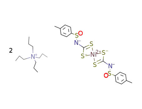 tetrapropylammonium bis(p-tolylsulfonyldithiocarbimate)nickelate(II)