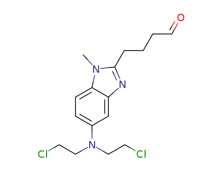 4-(5-(bis(2-chloroethyl)amino)-1-methyl-1H-benzo[d]imidazol-2-yl)butanal