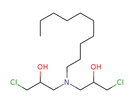 Molecular Structure of 880486-51-1 (2-Propanol, 1,1'-(decylimino)bis[3-chloro-)