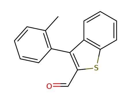 3-o-tolylbenzo[b]thiophene-2-carbaldehyde