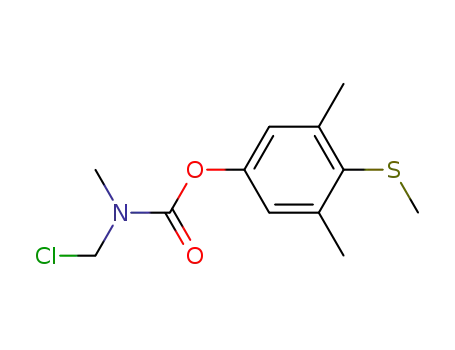 Chloromethyl-methyl-carbamic acid 3,5-dimethyl-4-methylsulfanyl-phenyl ester