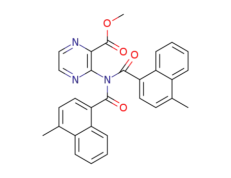 methyl 3-{bis[(4-methylnaphthalen-1-yl)carbonyl]amino}pyrazine-2-carboxylate
