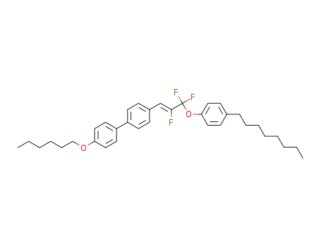 (Z)-4-(hexyloxy)-4'-(2,3,3-trifluoro-3-(4-octylphenoxy)prop-1-enyl)biphenyl