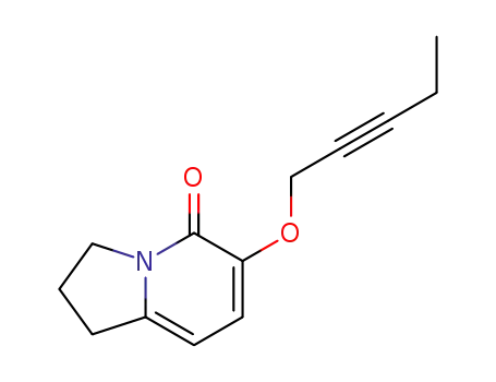 6-(pent-2-ynyloxy)-2,3-dihydroindolizin-5(1H)-one