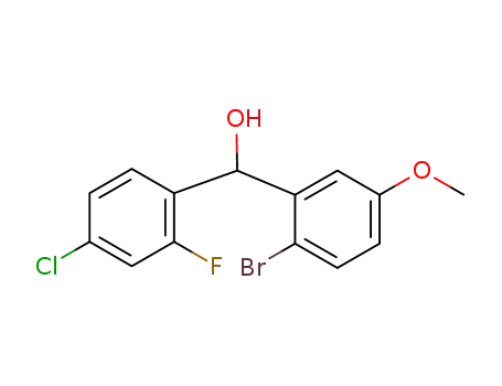 (2-bromo-5-methoxyphenyl)(4-chloro-2-fluorophenyl)methanol