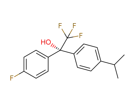 (R)-2,2,2-trifluoro-1-(4-fluorophenyl)-1-(4-isopropylphenyl)ethanol