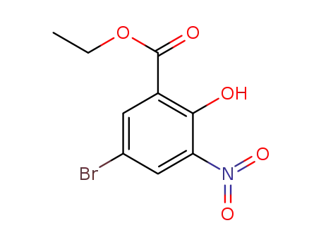 5-bromo-2-hydroxy-3-nitrobenzoic acid ethyl ester