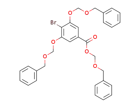 (benzyloxy)methyl 3,5-bis((benzyloxy)methoxy)-4-bromobenzoate