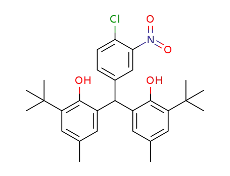 6,6-((4-chloro-3-nitrophenyl)methylene)bis(2-(tert-butyl)4-methylphenol)