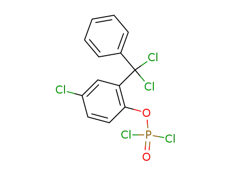 4-chloro-2-(α,α-dichlorobenzyl)phenyl phosphochloridate
