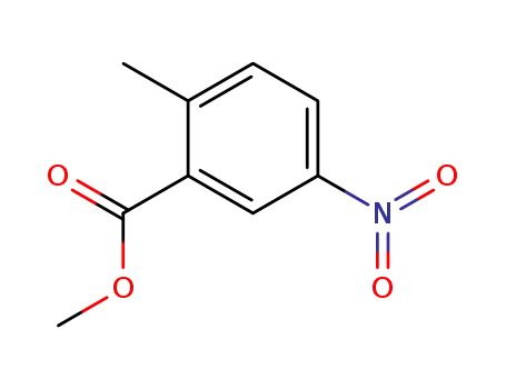 Molecular Structure of 77324-87-9 (Methyl 5-nitro-2-methylbenzoate)