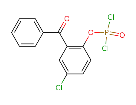 2-benzoyl-4-chlorophenylphosphorodichloridate